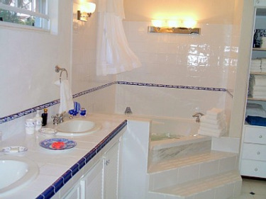 blue bayou master bath villa for rent barbados